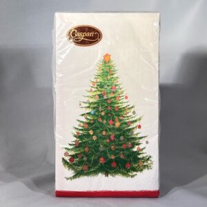 Caspari Christmas Napkins 15 Per Package.