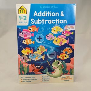 School Zone Addition & Subtraction 1st-2nd Grade, Ages 6-8.