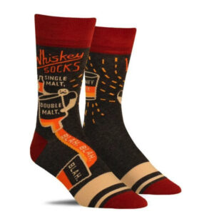 Blue Q Whiskey Socks Mens 7-12.