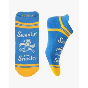 Blue Q Sweatin' For Snacks Women 9-13, Mens 7-12.