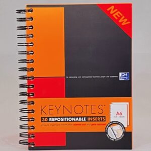 Oxford International Keynotes Blank Paper A6 (4.1 x 5.8 inches).