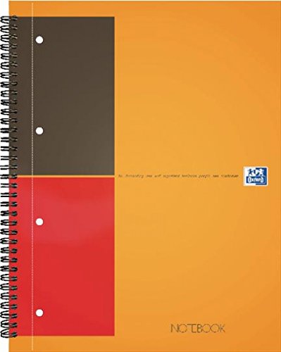 Oxford International Writing Notebook Lined Paper A4+ (8.3 x 11.7 inches).