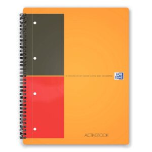 Oxford International Activebook Lined Paper A4+ (8.3 x 11.7 inches).