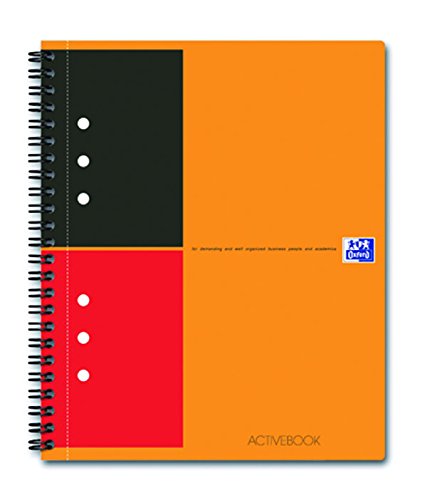 Oxford International Active Book Lined Paper A5+ (5.8 x 8.3 inches).