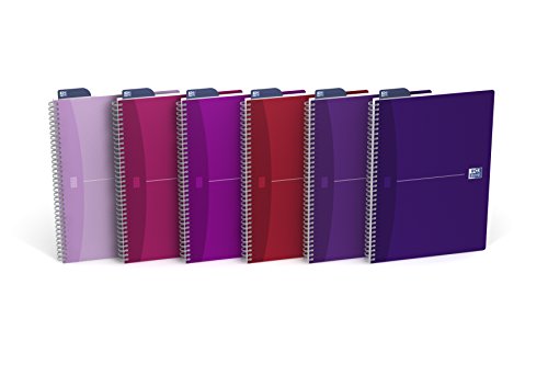 Oxford International Office Essentials Notebook Assorted Colors, Selected at Random A4 (8.3 x 11.7 inches).
