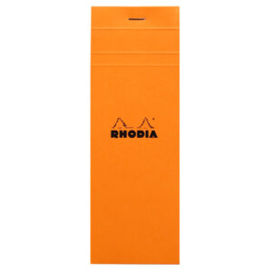 Rhodia Head stapled pad N°8 Rulling 5x5 mm Squared 2.9 x 8.3 inches.
