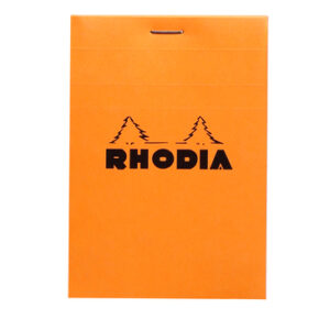 Rhodia Head stapled pad N°12 Rulling 5x5 mm Squared 3.3 x 4.7 inches.