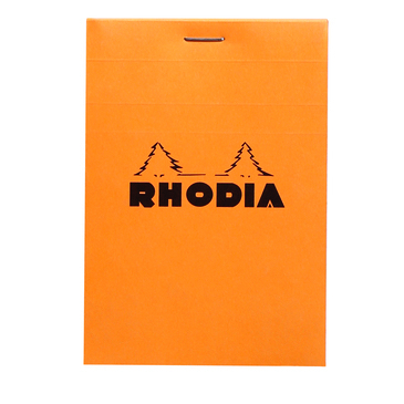 Rhodia Head stapled pad N°12 Rulling 5x5 mm Squared 3.3 x 4.7 inches.