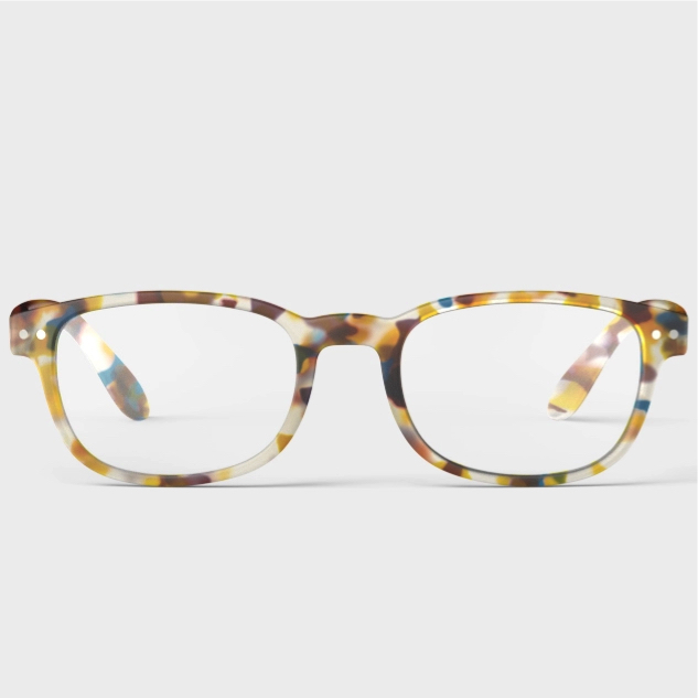 IZIPIZI Collection B Square Readers Blue Tortoise +3, 45 mm.
