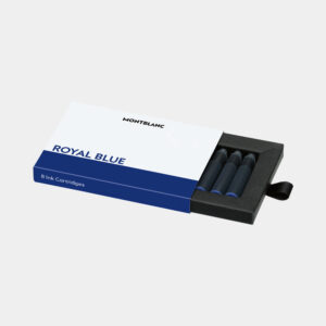 Mont Blanc Fountain Pen Refills Royal Blue 8 Per Package.