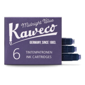 Kaweco Fountain Pen Refill Midnight Blue 6 Per Box.