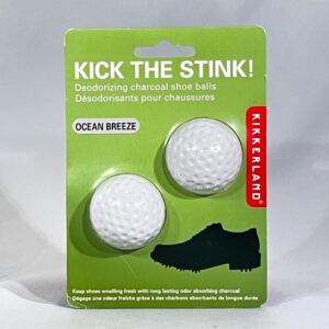 Kikkerland Deodorizing Shoe Balls Ocean Breeze.