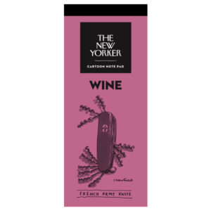 Nelson Line The New Yorker Note Pad Wine Cartoons.