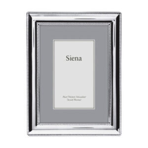 Tizo Design Picture Frame Silver Plated 4.0 x 6.0 inches.