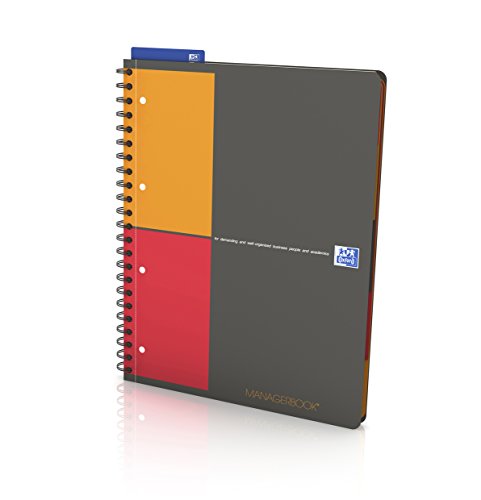 Oxford International Managerbook Graph Paper A4+ (8.3 x 11.7 inches).