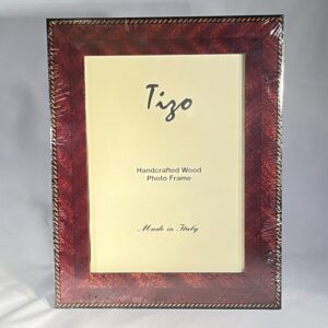 Tizo Design Picture Frame Dark Burl 5.0 x 7.0 inches.